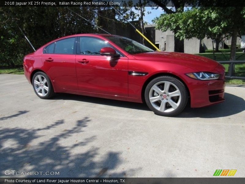 Italian Racing Red Metallic / Ebony 2018 Jaguar XE 25t Prestige