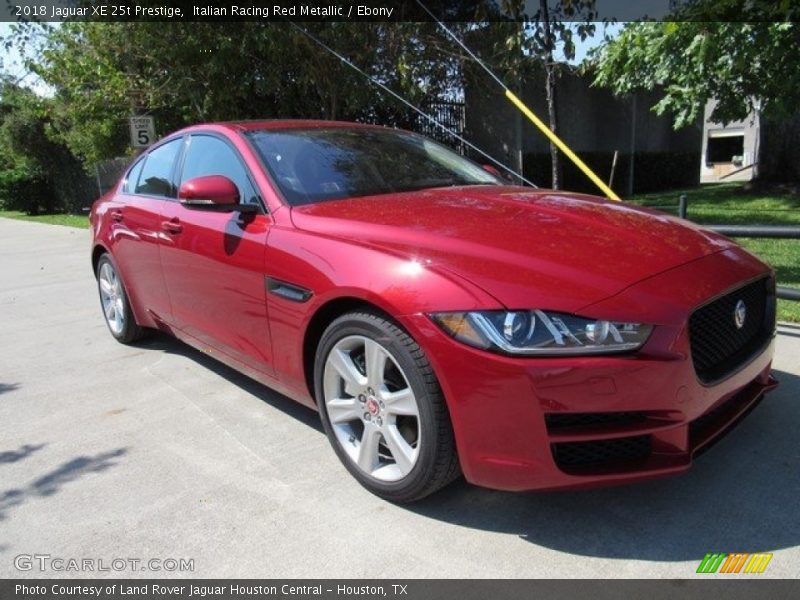 Italian Racing Red Metallic / Ebony 2018 Jaguar XE 25t Prestige