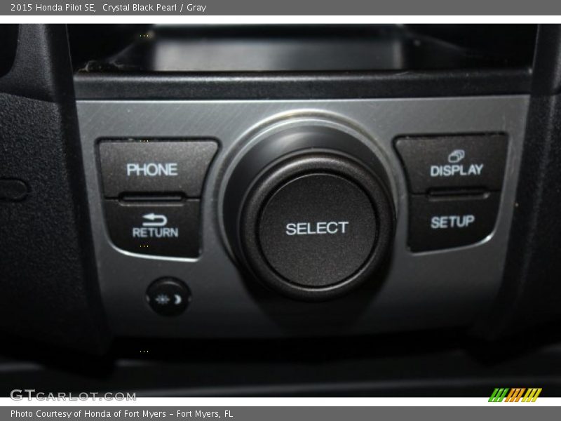 Crystal Black Pearl / Gray 2015 Honda Pilot SE