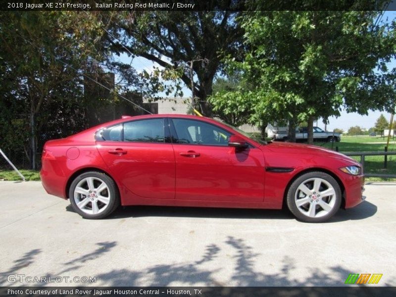  2018 XE 25t Prestige Italian Racing Red Metallic