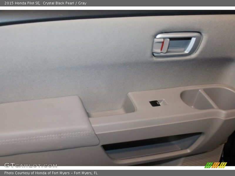 Crystal Black Pearl / Gray 2015 Honda Pilot SE