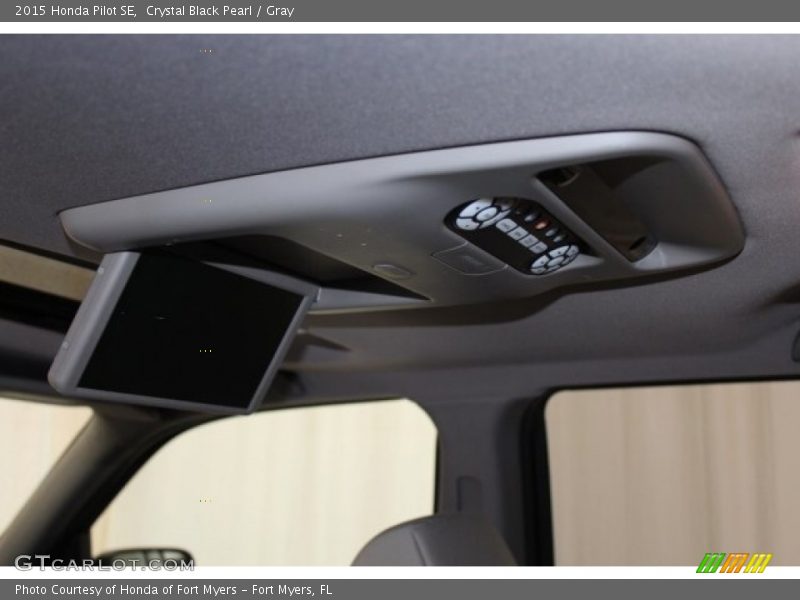 Crystal Black Pearl / Gray 2015 Honda Pilot SE