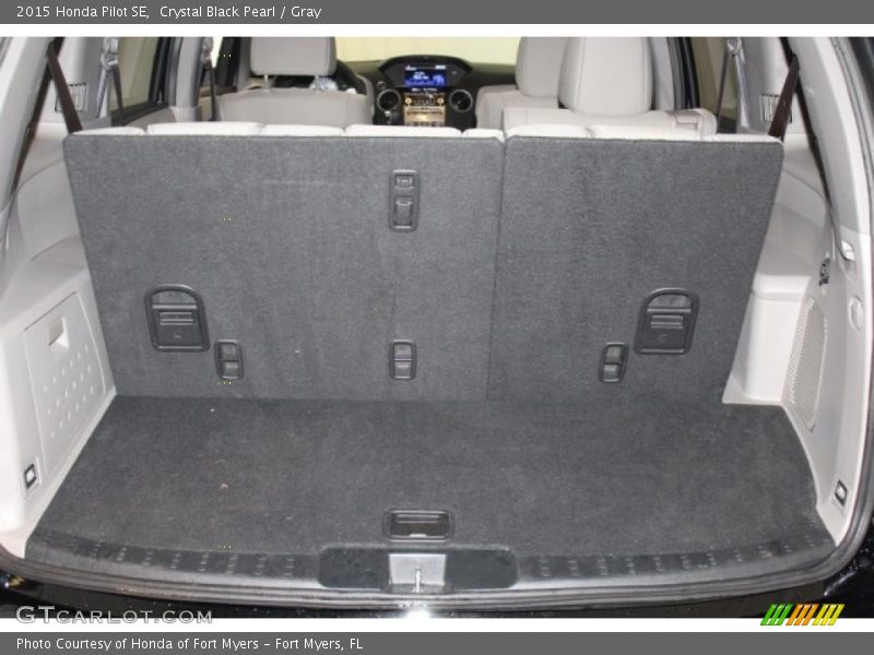 Crystal Black Pearl / Gray 2015 Honda Pilot SE