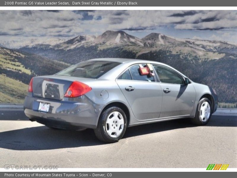 Dark Steel Gray Metallic / Ebony Black 2008 Pontiac G6 Value Leader Sedan