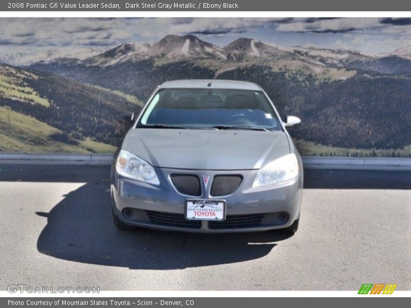 Dark Steel Gray Metallic / Ebony Black 2008 Pontiac G6 Value Leader Sedan