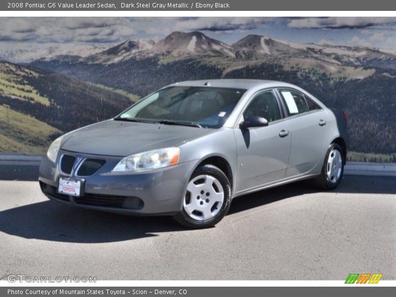 Dark Steel Gray Metallic / Ebony Black 2008 Pontiac G6 Value Leader Sedan