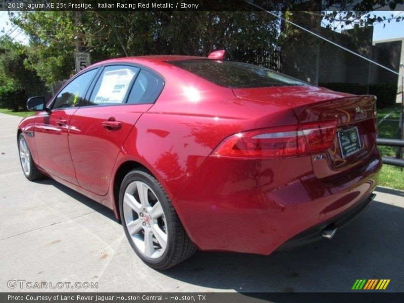 Italian Racing Red Metallic / Ebony 2018 Jaguar XE 25t Prestige