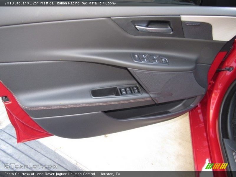 Italian Racing Red Metallic / Ebony 2018 Jaguar XE 25t Prestige