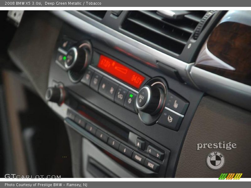 Deep Green Metallic / Tobacco 2008 BMW X5 3.0si