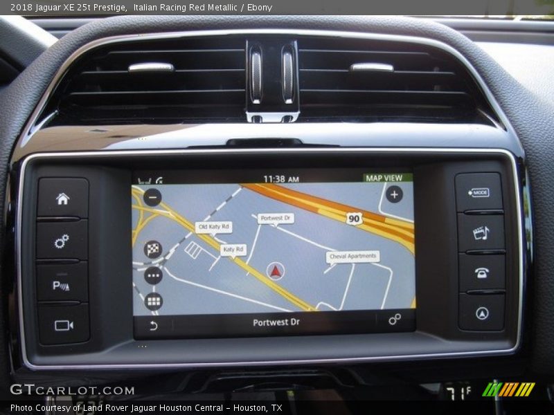 Navigation of 2018 XE 25t Prestige