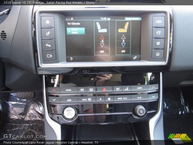 Controls of 2018 XE 25t Prestige