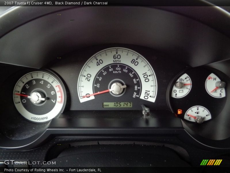 Black Diamond / Dark Charcoal 2007 Toyota FJ Cruiser 4WD