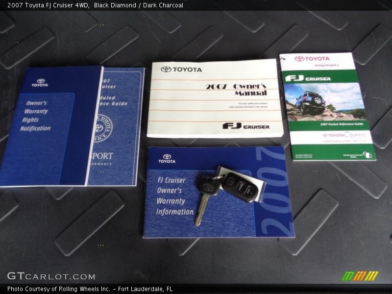 Black Diamond / Dark Charcoal 2007 Toyota FJ Cruiser 4WD