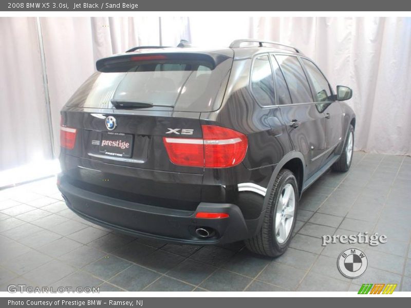 Jet Black / Sand Beige 2008 BMW X5 3.0si