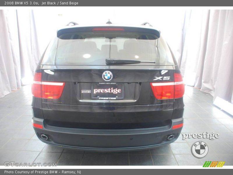 Jet Black / Sand Beige 2008 BMW X5 3.0si
