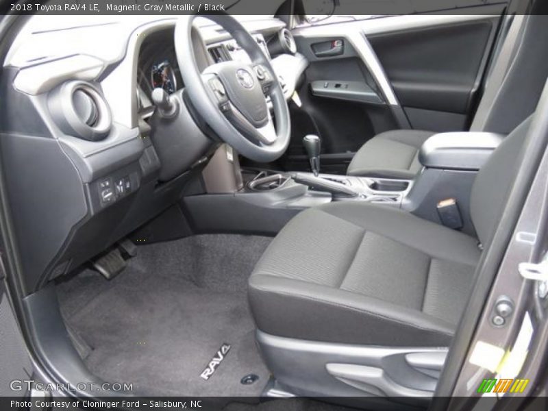 Magnetic Gray Metallic / Black 2018 Toyota RAV4 LE