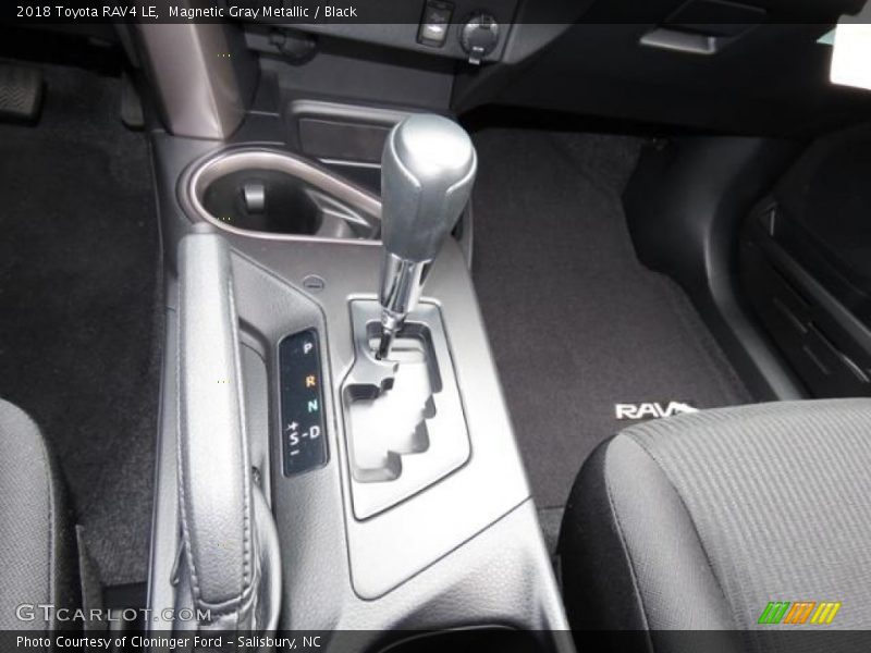 Magnetic Gray Metallic / Black 2018 Toyota RAV4 LE