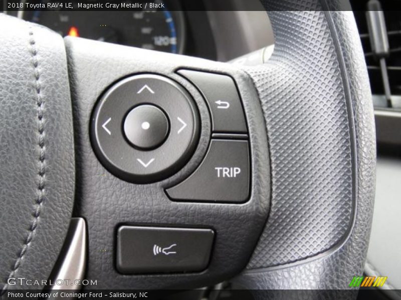 Magnetic Gray Metallic / Black 2018 Toyota RAV4 LE
