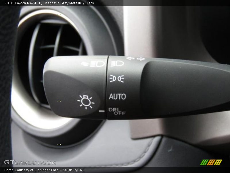 Magnetic Gray Metallic / Black 2018 Toyota RAV4 LE