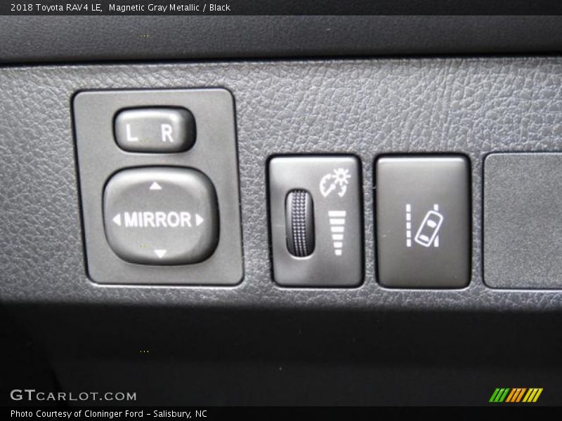 Magnetic Gray Metallic / Black 2018 Toyota RAV4 LE