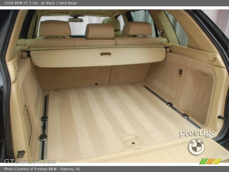 Jet Black / Sand Beige 2008 BMW X5 3.0si