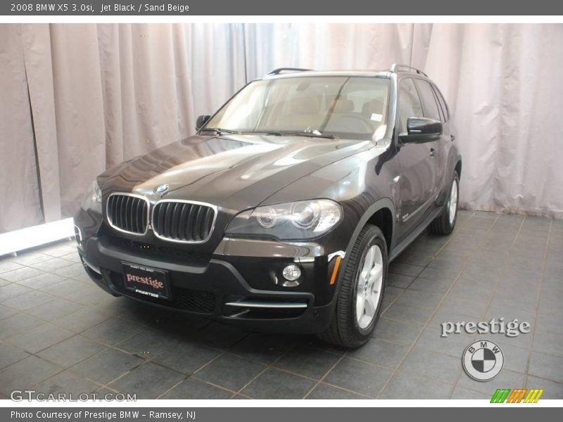 Jet Black / Sand Beige 2008 BMW X5 3.0si