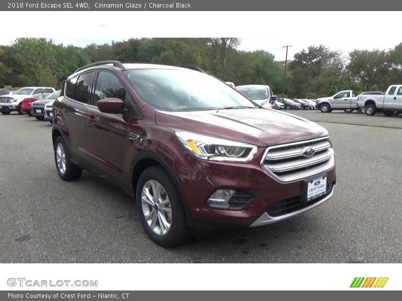 Cinnamon Glaze / Charcoal Black 2018 Ford Escape SEL 4WD