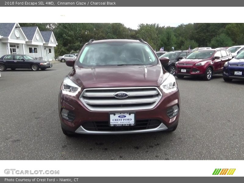 Cinnamon Glaze / Charcoal Black 2018 Ford Escape SEL 4WD