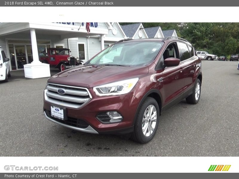 Cinnamon Glaze / Charcoal Black 2018 Ford Escape SEL 4WD