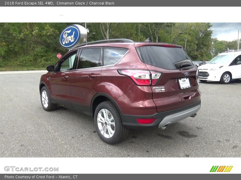 Cinnamon Glaze / Charcoal Black 2018 Ford Escape SEL 4WD