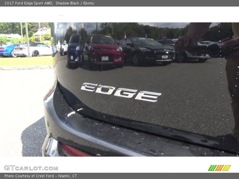 Shadow Black / Ebony 2017 Ford Edge Sport AWD