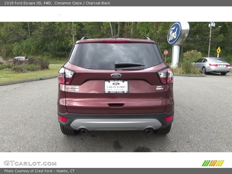 Cinnamon Glaze / Charcoal Black 2018 Ford Escape SEL 4WD