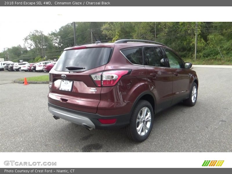Cinnamon Glaze / Charcoal Black 2018 Ford Escape SEL 4WD