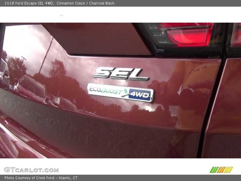 Cinnamon Glaze / Charcoal Black 2018 Ford Escape SEL 4WD