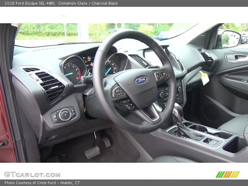 Cinnamon Glaze / Charcoal Black 2018 Ford Escape SEL 4WD