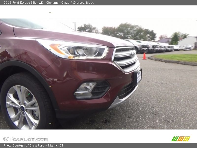 Cinnamon Glaze / Charcoal Black 2018 Ford Escape SEL 4WD