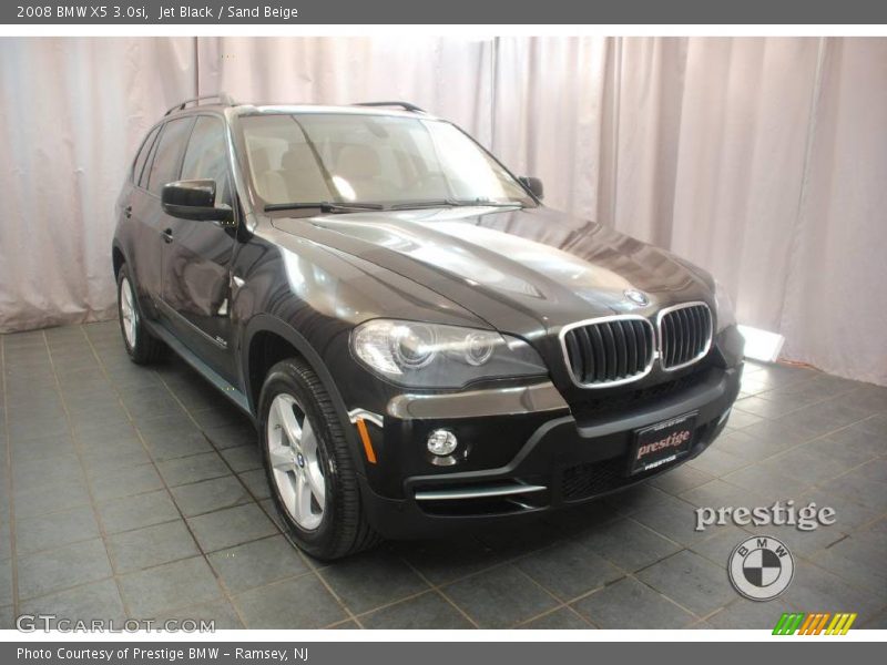 Jet Black / Sand Beige 2008 BMW X5 3.0si