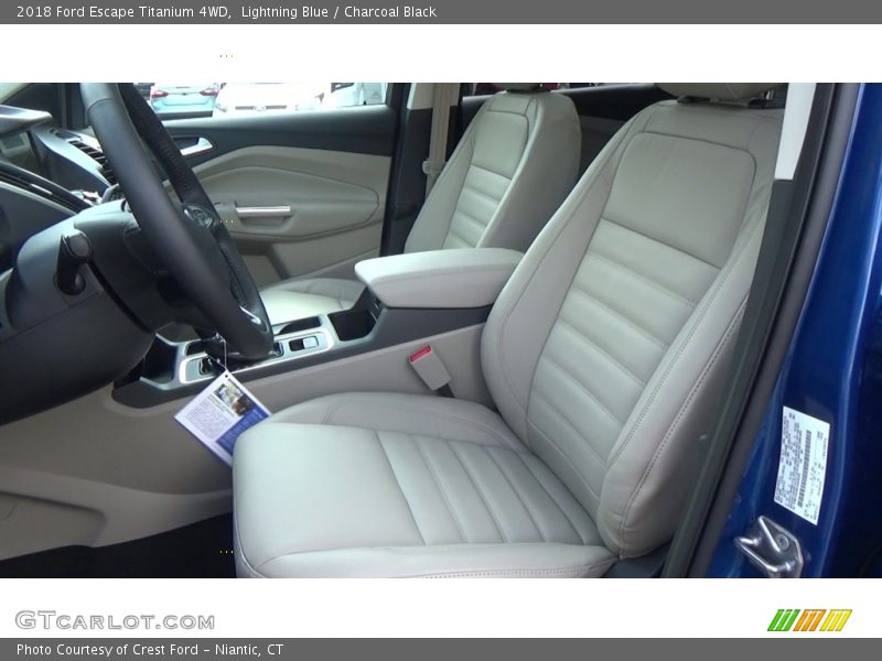Lightning Blue / Charcoal Black 2018 Ford Escape Titanium 4WD