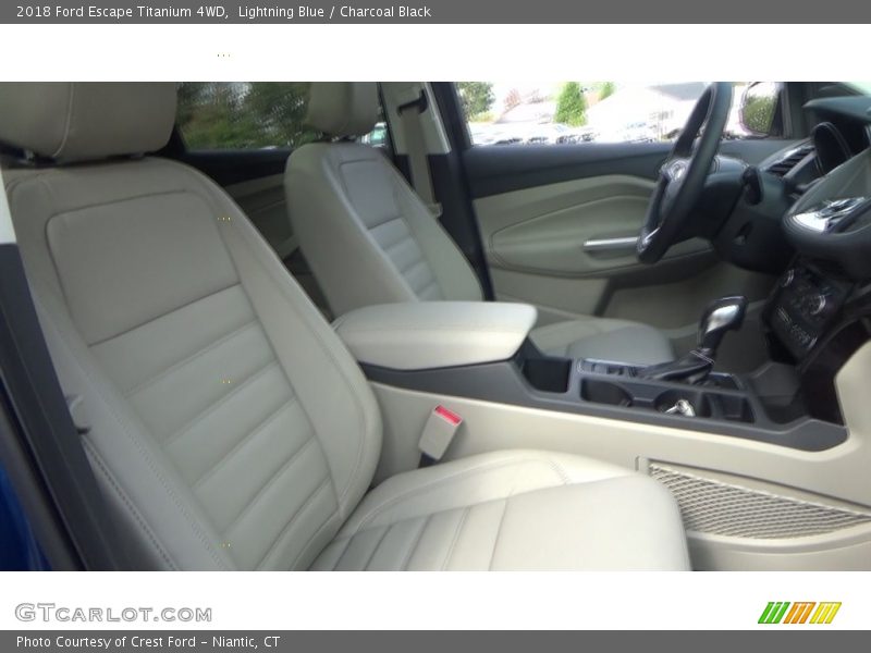 Lightning Blue / Charcoal Black 2018 Ford Escape Titanium 4WD