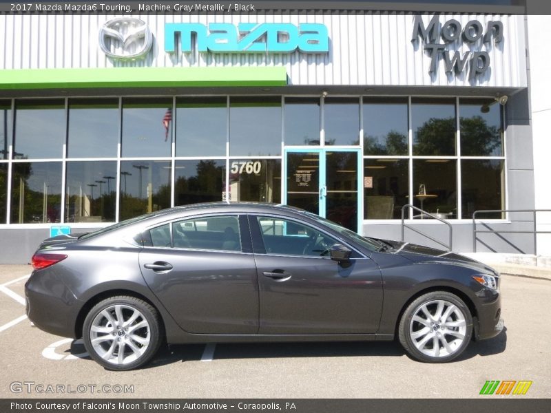 Machine Gray Metallic / Black 2017 Mazda Mazda6 Touring