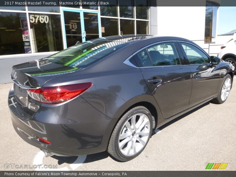 Machine Gray Metallic / Black 2017 Mazda Mazda6 Touring