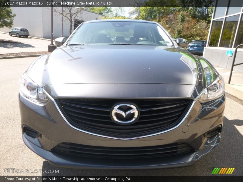 Machine Gray Metallic / Black 2017 Mazda Mazda6 Touring