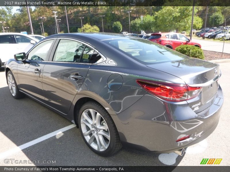 Machine Gray Metallic / Black 2017 Mazda Mazda6 Touring