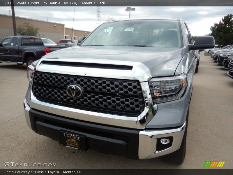 Cement / Black 2018 Toyota Tundra SR5 Double Cab 4x4
