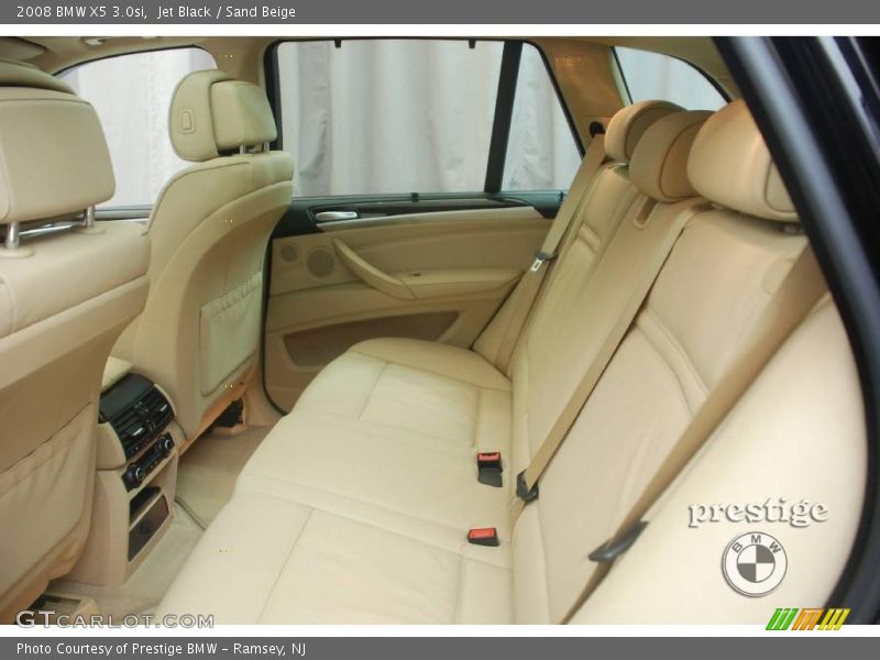 Jet Black / Sand Beige 2008 BMW X5 3.0si
