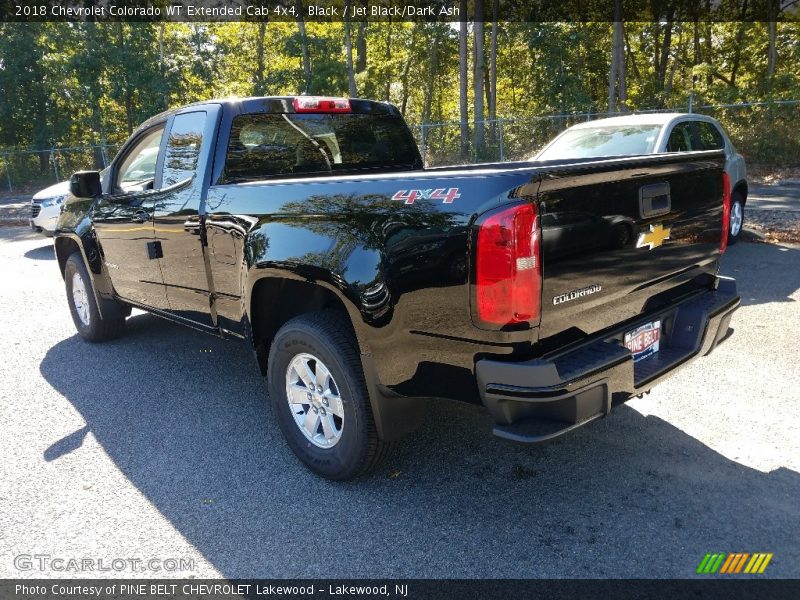 Black / Jet Black/Dark Ash 2018 Chevrolet Colorado WT Extended Cab 4x4
