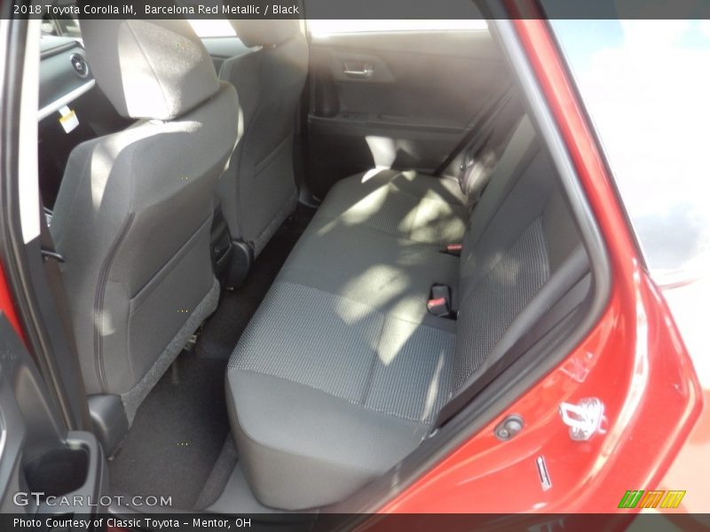 Barcelona Red Metallic / Black 2018 Toyota Corolla iM