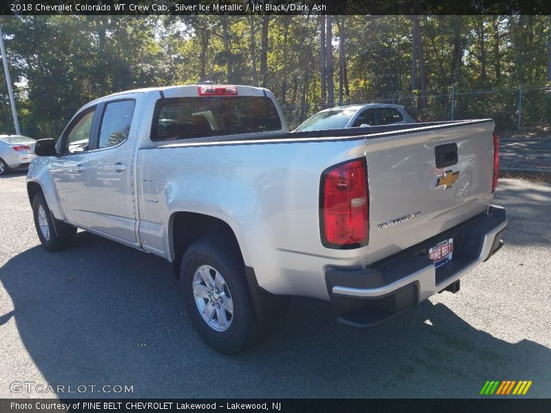 Silver Ice Metallic / Jet Black/Dark Ash 2018 Chevrolet Colorado WT Crew Cab