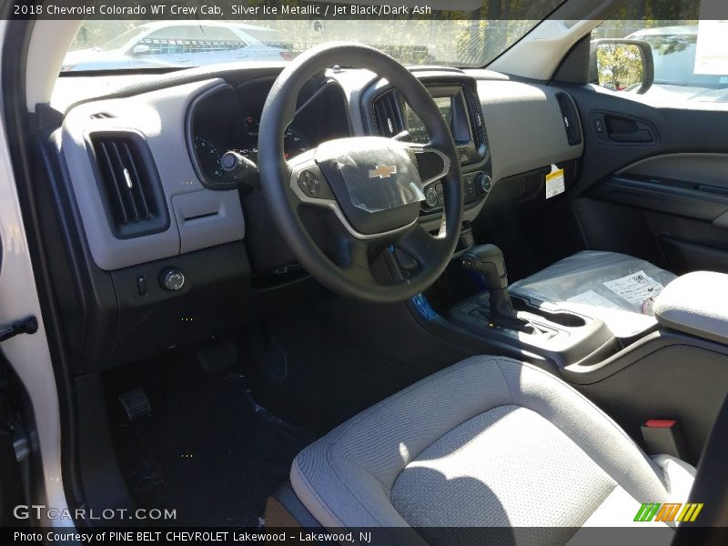 Silver Ice Metallic / Jet Black/Dark Ash 2018 Chevrolet Colorado WT Crew Cab