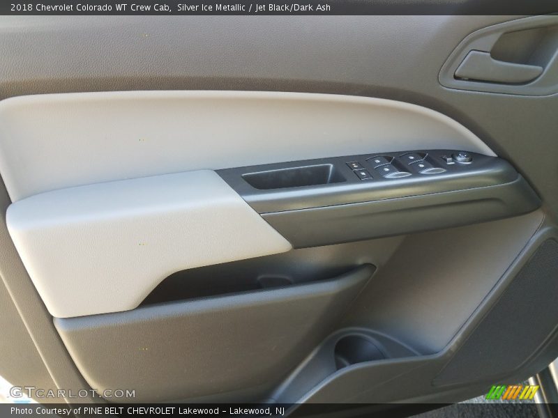 Silver Ice Metallic / Jet Black/Dark Ash 2018 Chevrolet Colorado WT Crew Cab